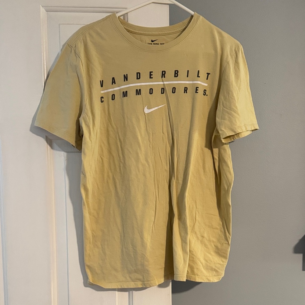 Nike Men's Yellow Vanderbilt Commodores T-Shirt